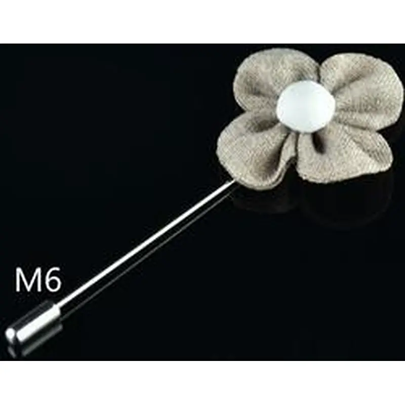 brooch lapel pin custom luxury groom boutonniere wedding wholesale flower lapel pins mens suit