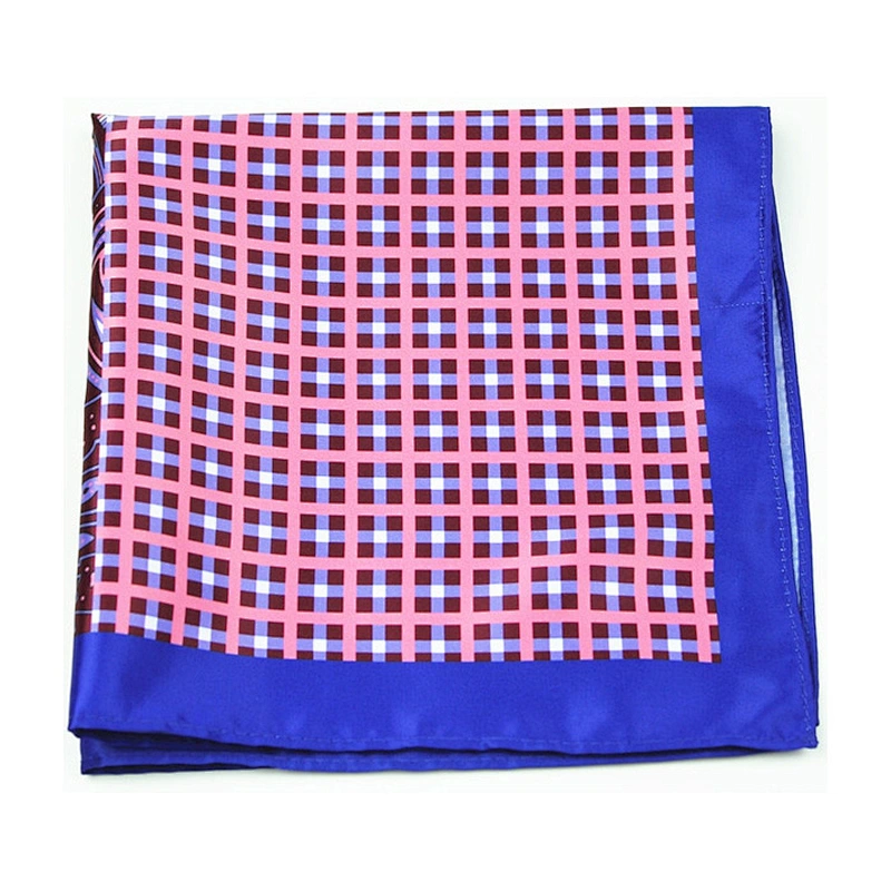 Digital Printing or Hand Printing Pocketsquares with Many Colors Hanky Supplier in Zhejiang China 100% Silk Men Jacquard