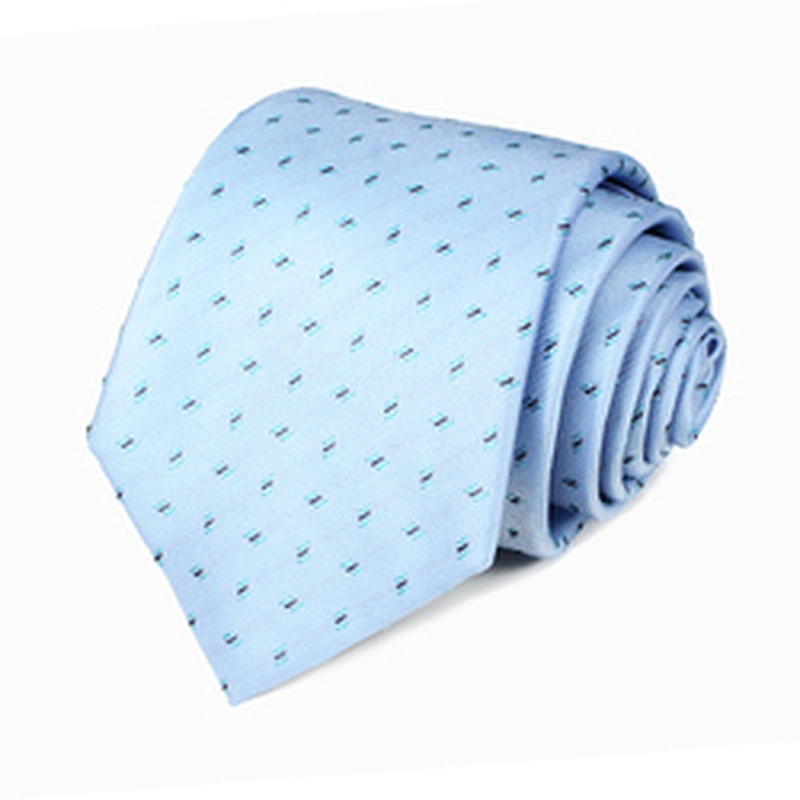 Custom Cravate homme Sublimation Necktie Silk Jacquard Woven Wholesale Dot Neck Ties For Men