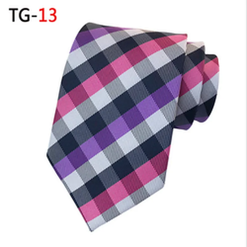 Classic Stripe Neck Ties For Men Luxury Ties Men Custom Logo Polyester Woven Corbatas Hombres