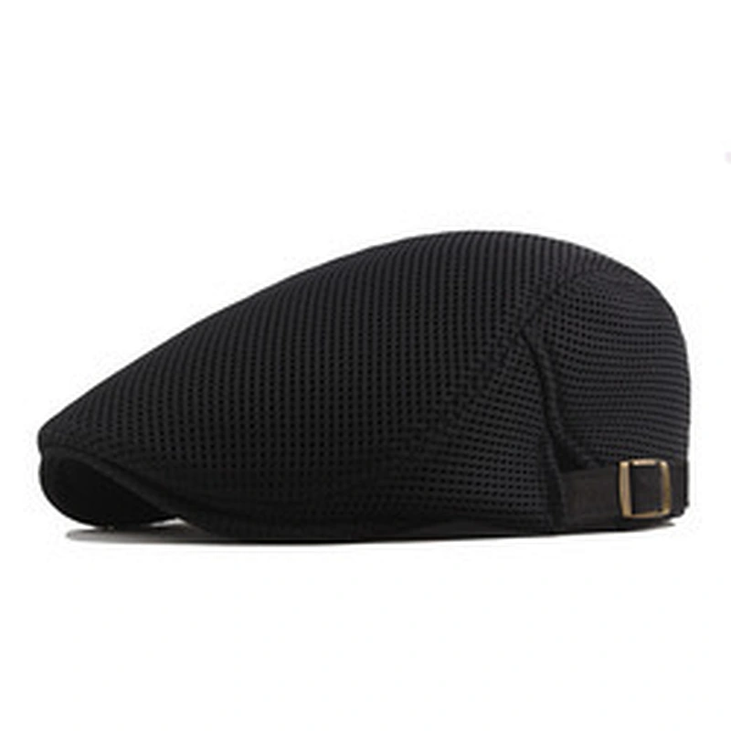 Hot Sale Newsboy Summer Beret Cap Mesh Beret Cap Stripes Flat Cap Vintage Ivy Hats