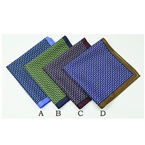 cheap hot sale print hanky blue paisley fabric with border DPS5420