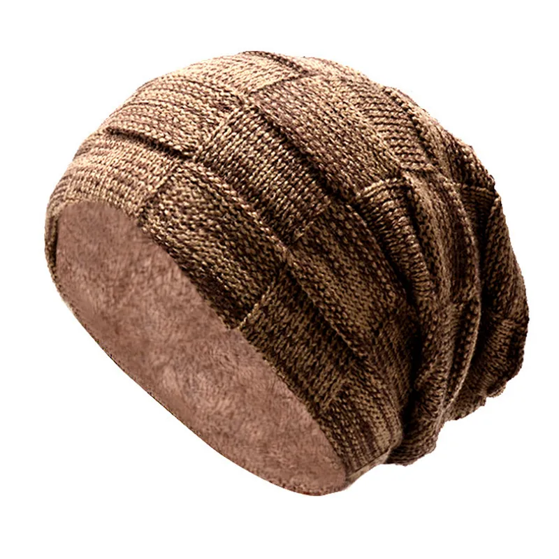High Quality Winter Plain Dyed Custom Beanie Hat 100% Acrylic Warm Knitted Beanie Custom Logo
