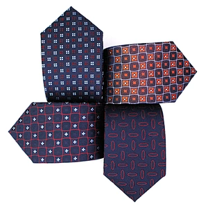 newest high quality classical popular navy and purple tie