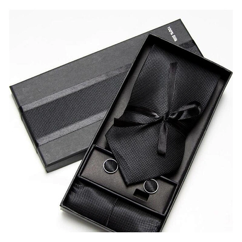 wedding handkerchief polyester tie and polyester men ties set