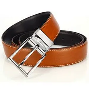 Men's leather belt wholesale rotary pin buckle belt men's leisure versatile double-sided leather belt