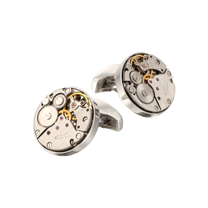 2017 custom watch cufflinks for mens shirts