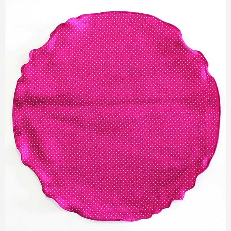 pocket round pocket square colourful edged hand rolled piping stitching PR0027