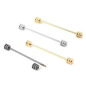 Custom Metal Garment Accessories Shirt Collar Pins For Men