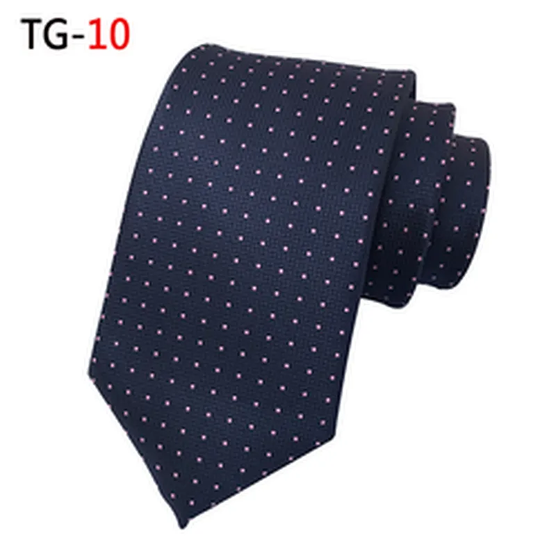 Classic Stripe Neck Ties For Men Luxury Ties Men Custom Logo Polyester Woven Corbatas Hombres