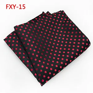 Luxury Einstecktuch panoletas Enbroidered Hanky Customised Pocket Square Dot Men's Handkerchief In Gift Box