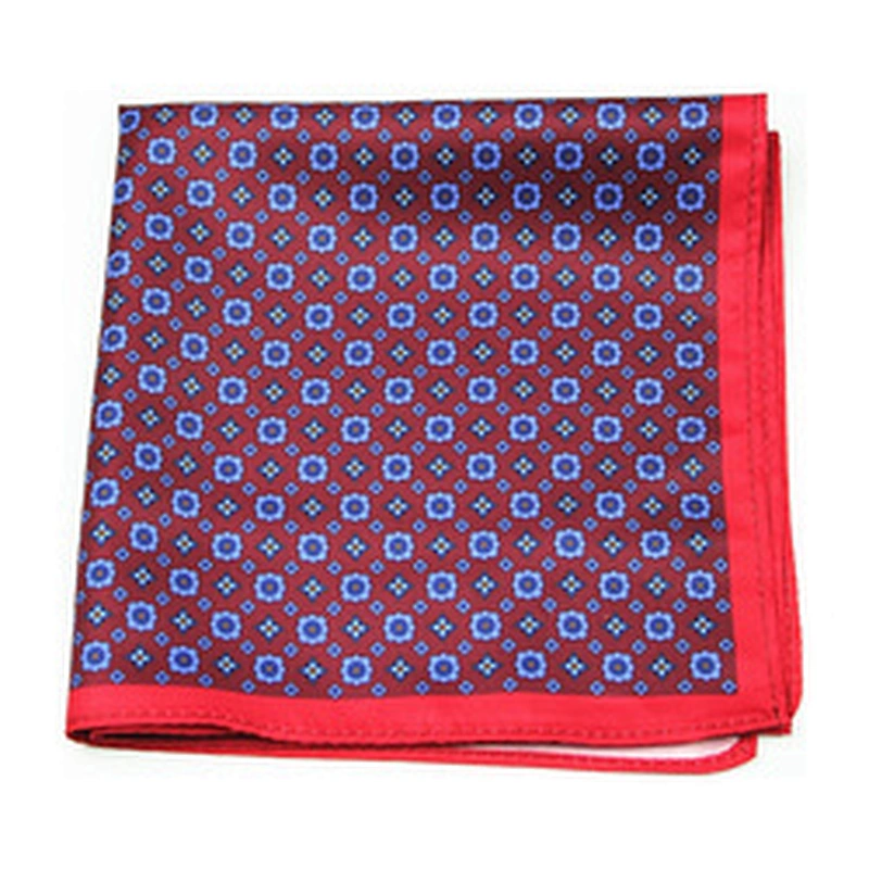 custom handkerchief with logo printing flowers dozen handkerchief polyester mouchoirs men pocket square