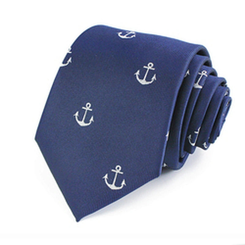 Custom Navy Blue Silk Neckties Set Popular Plain Gravata Masculina Striped Mens Ties Silk Box Set
