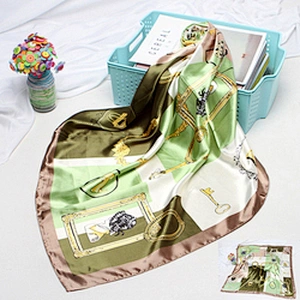 Supplier Tudung Bawal Printed Stylish Scarf For Women Silk Custom Under Hijab Headscarf