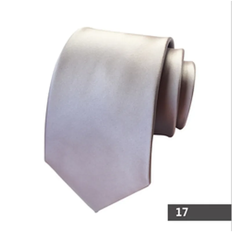 Wholesale Classic Slim Popular Plain Ties Men Custom Logo Polyester Woven Solid Necktie Gift