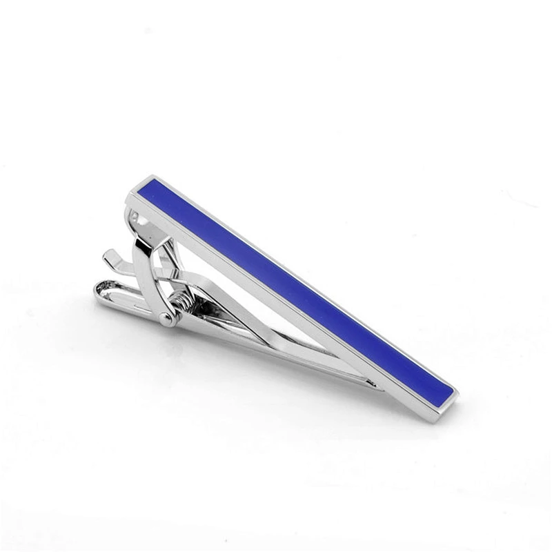 custom black enamel tie clip TB4129