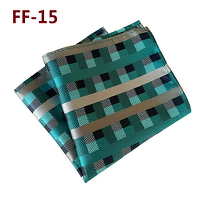 Wholesale Custom Paisley Jacquard Woven Pocket Squares For Men