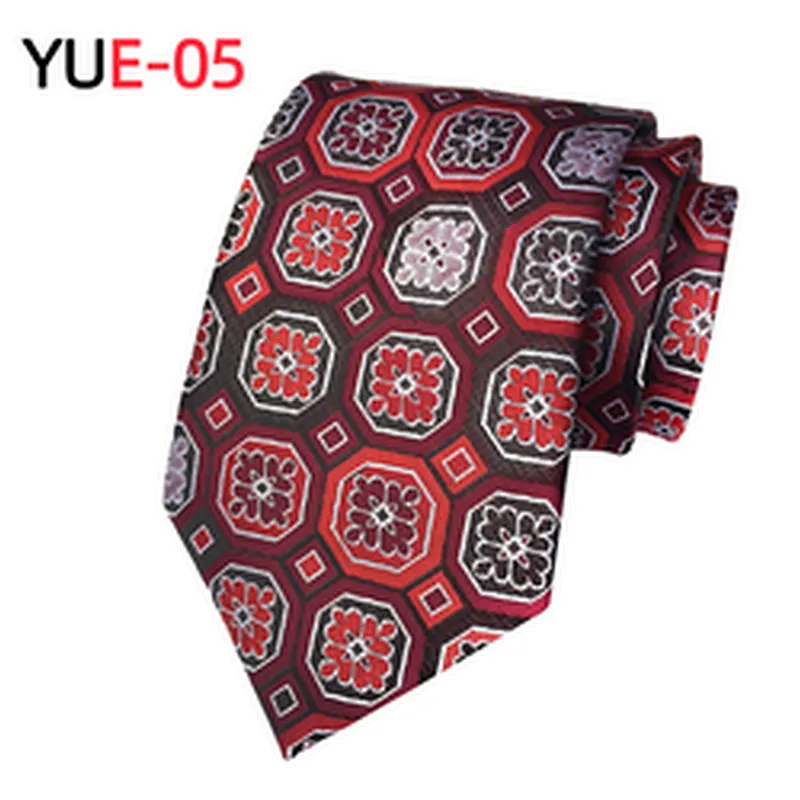 Custom Jacquard Woven Gravatas Masculina Polyester Lattice Neck Ties For Men Luxury Paisley Necktie