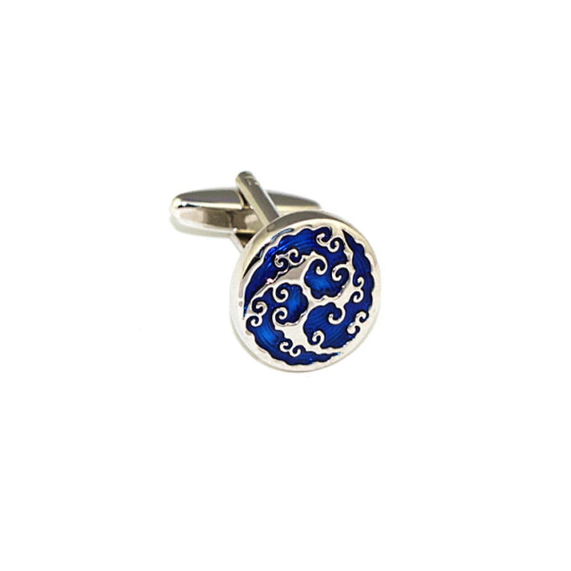 Custom men shirt accessory high end dragon cufflinks