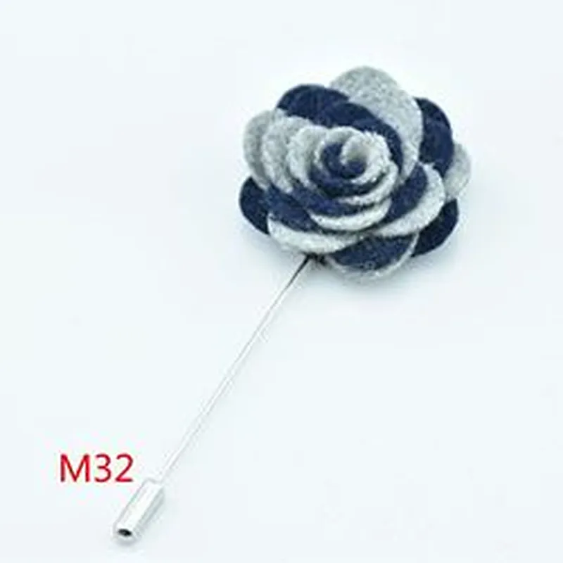 Designer Brooch Popular Brands Fashionable Wedding Corsage Flower Lapel Pins Mens Suit Custom