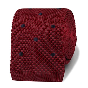 fashion style anchor pattern mens silk knitting skinny tie narrow slim ties for men wedding party