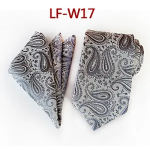 Custom Men Ties and Hanky Set Casual Paisley Neckties with Pocket Square Wholesale Ensemble Cravate Mouchoirs