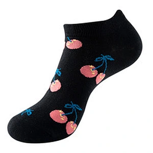 Unisex funny fashion ankle socks Low Cut Breathable Invisible Fruit Pattern Boat Ankle High Quality Socks