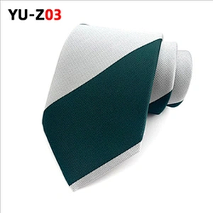 Custom Jacquard Woven Silk Necktie Mens Classical Striped Necktie Wholesale Corbatas Mens Neck Tie Set