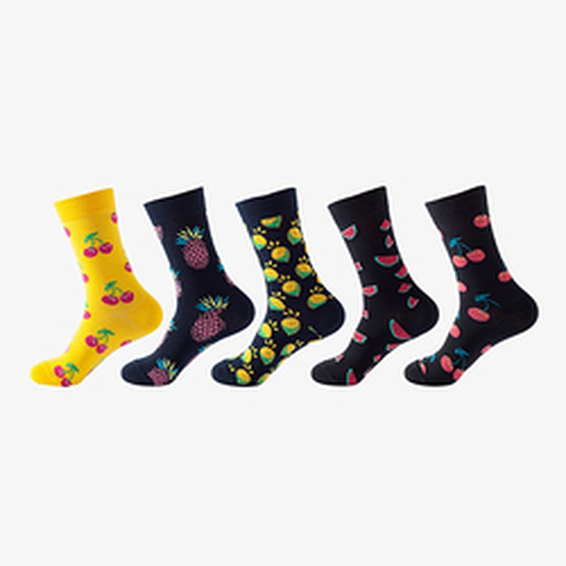 Wholesale 5-pack men and women anime cartoon long socks
