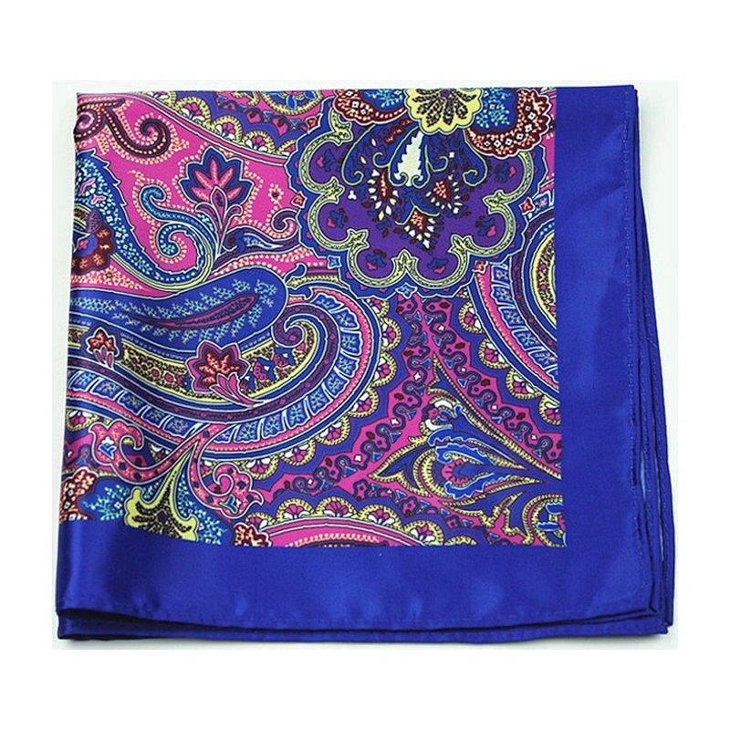 personality custom made handkerchiefs /paisley pocket square DPS5378
