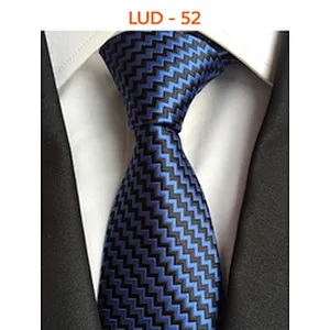 Wholesale Silk Necktie Set Gift Box Casual Grid Gravata Masculina Polyester Woven Neck Ties For Men