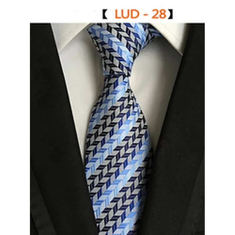 Custom Neck Ties For Men Fashion Gravata Masculina Casual Grid Silk Necktie Set Gift Box
