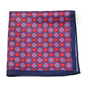 high end handkerchief 100%silk cotton linen or polyester flower pocket square DPS5400C