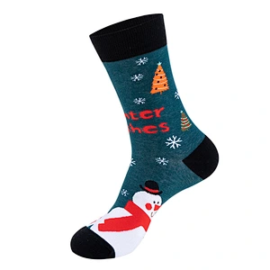 Wholesale Women Christmas socks Snowman Santa cartoon socks Unisex European and American style Christmas socks