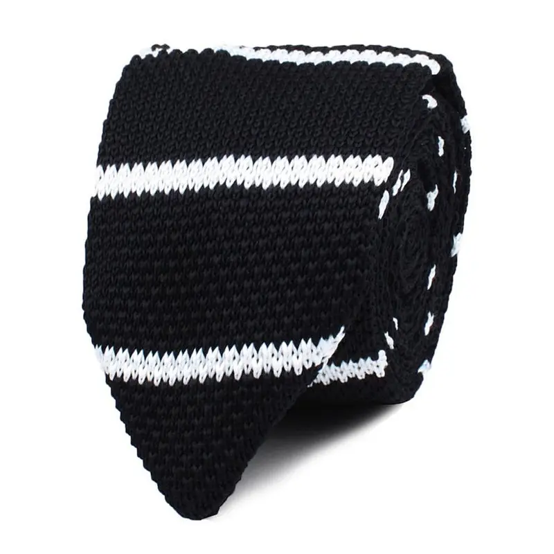 high quality fashion design 100% silk knitted neck ties