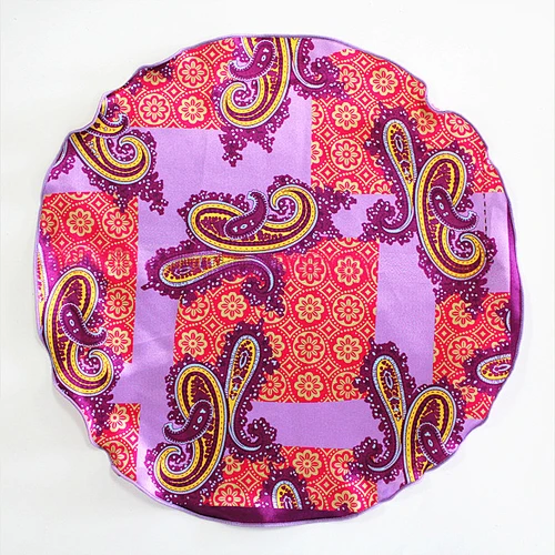 Round Men's Pocket Squares Stylish Men Hanky Soft Handkerchief 100% Silk Custom Printed Logo