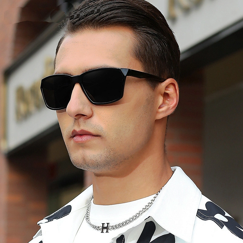 Classic High End Sunglasses Polarized Men Driving Sun Glasses For Brand Design Mirror Eyewear Male