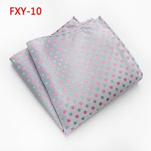 Luxury Einstecktuch panoletas Enbroidered Hanky Customised Pocket Square Dot Men's Handkerchief In Gift Box