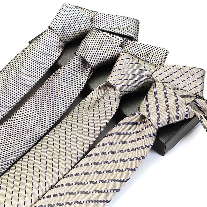 classic hot sale beautiful men neck ties brown
