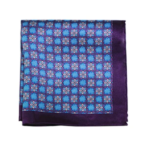 100% Silk Men's Printing Pocket Squares Handkerchief in stock