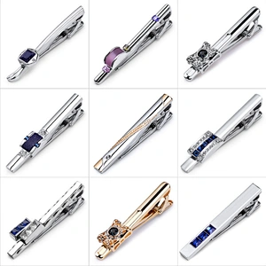 Fashion Mens Metal Simple Necktie Tie Pin Bar Clasp Clip