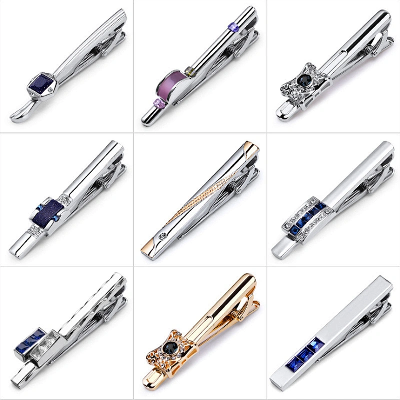 Fashion Mens Metal Simple Necktie Tie Pin Bar Clasp Clip