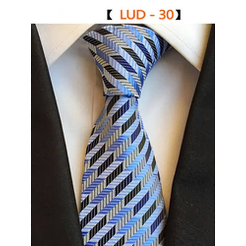 Custom Neck Ties For Men Fashion Gravata Masculina Casual Grid Silk Necktie Set Gift Box