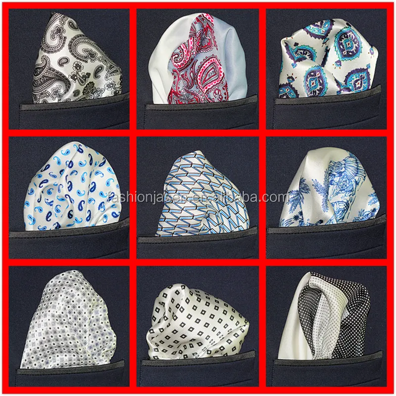 wholesale high quality Custom Silk Printing handkerchief