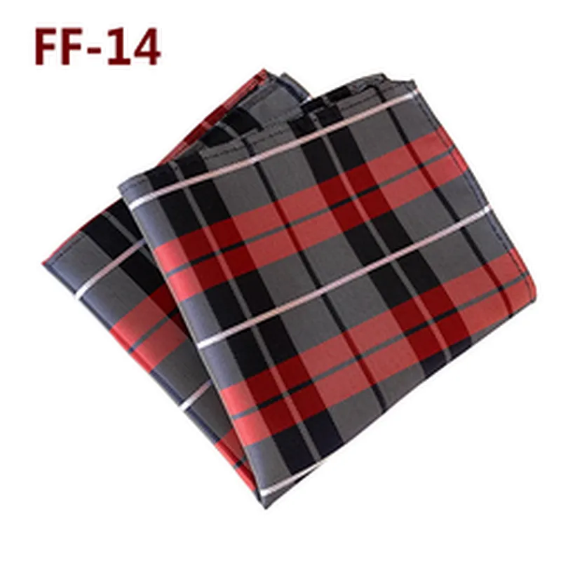 Soft Handkerchief For Men Jacquard Woven Pocket Squares For Men Striped Handkerchief Custom