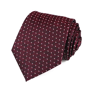 Sublimation Necktie Silk Custom Corbatas para hombre Wholesale Dot Jacquard Mens Neck Tie Set
