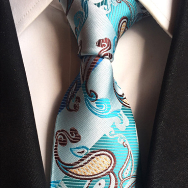 Fashionl Paisley Neckties with Pocket Square Custom Ensemble Cravate Mouchoirs Wholesale Men Ties and Hanky Set