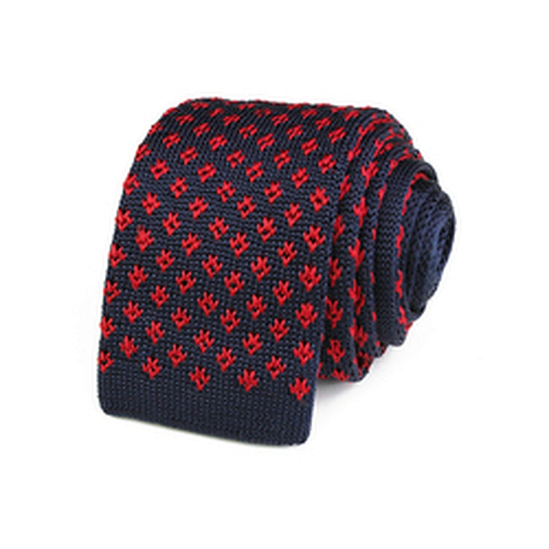 Corbatas Por Mayoreo Classic Silk Knitted Tie Men Plain Stripe Silk Knit Ties