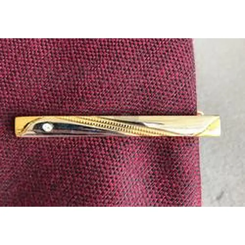 Fashion Mens Metal Simple Necktie Tie Pin Bar Clasp Clip