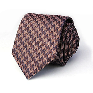 wholesale high quality jacquard striped silk polyester neck ties for men